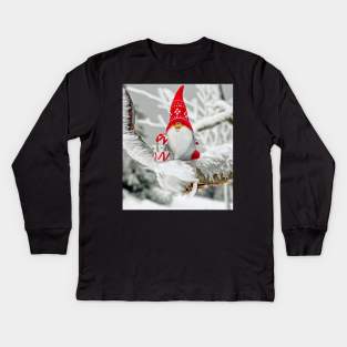 The Christmas Santa Kids Long Sleeve T-Shirt